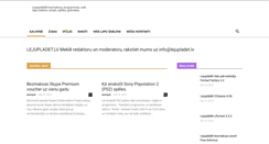 Desktop Screenshot of lejupladet.lv